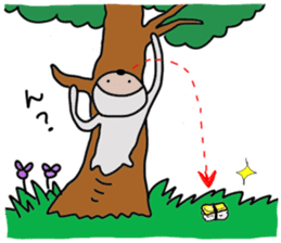 NAMAKEMONO Monko-san sticker #1473951