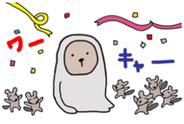 NAMAKEMONO Monko-san sticker #1473959