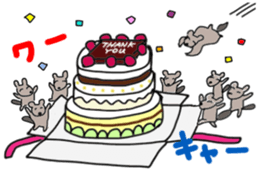 NAMAKEMONO Monko-san sticker #1473967