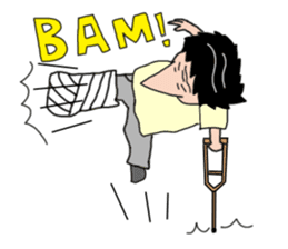 Every day in an entertaining president M sticker #1474089