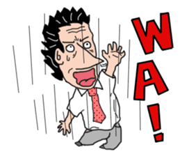 Every day in an entertaining president M sticker #1474090