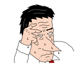 Every day in an entertaining president M sticker #1474096