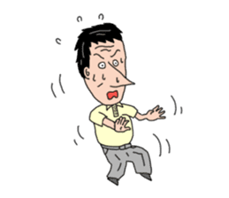 Every day in an entertaining president M sticker #1474097