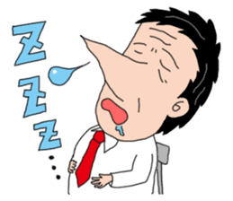 Every day in an entertaining president M sticker #1474110