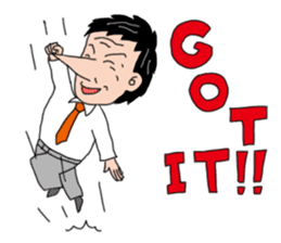 Every day in an entertaining president M sticker #1474111