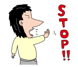 Every day in an entertaining president M sticker #1474114