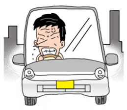 Every day in an entertaining president M sticker #1474116