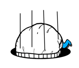 Diaper man is our hero. sticker #1474641