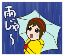 Sports-minded. Hiroshima-Ben Girl sticker #1476556