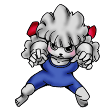 toy poodle(Mr. pet dog Leo of my home) sticker #1476776