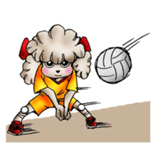 toy poodle(Mr. pet dog Leo of my home) sticker #1476779