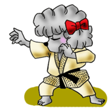 toy poodle(Mr. pet dog Leo of my home) sticker #1476787