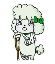 toy poodle(Mr. pet dog Leo of my home) sticker #1476791