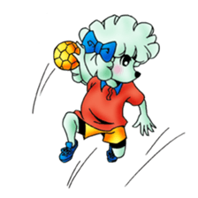 toy poodle(Mr. pet dog Leo of my home) sticker #1476793