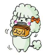 toy poodle(Mr. pet dog Leo of my home) sticker #1476796