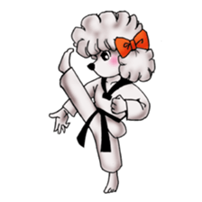 toy poodle(Mr. pet dog Leo of my home) sticker #1476797