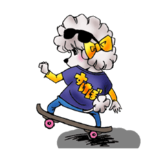 toy poodle(Mr. pet dog Leo of my home) sticker #1476798