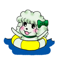 toy poodle(Mr. pet dog Leo of my home) sticker #1476805