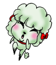 toy poodle(Mr. pet dog Leo of my home) sticker #1476806