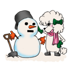 toy poodle(Mr. pet dog Leo of my home) sticker #1476812