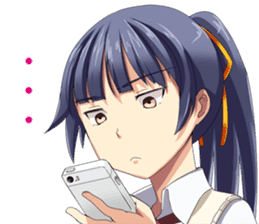 For men, Japanese girls says. sticker #1477095