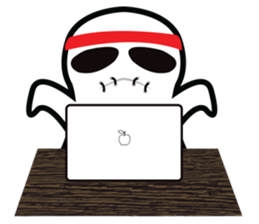 Caskie Ghost sticker #1477153