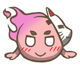 hitodama kun(Japanese Ghost) sticker #1477258