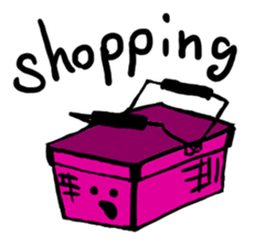 shocking pink monster sticker #1477357