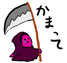 shocking pink monster sticker #1477372