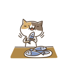 Full of a cat sticker #1477509