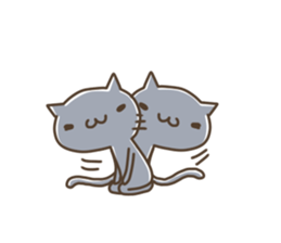 Full of a cat sticker #1477528