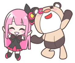 ANIME TALK STICKER of CHARAKO&PEDYBEAR sticker #1478001