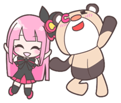 ANIME TALK STICKER of CHARAKO&PEDYBEAR sticker #1478001