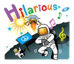 The Crazy Milky Way sticker #1478790