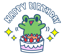 Hop Step Cute Frog sticker #1478800