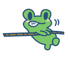 Hop Step Cute Frog sticker #1478804