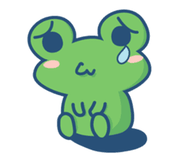 Hop Step Cute Frog sticker #1478810