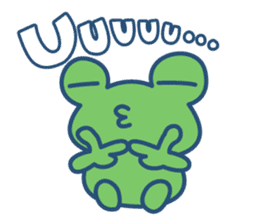 Hop Step Cute Frog sticker #1478820