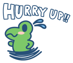 Hop Step Cute Frog sticker #1478825