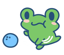 Hop Step Cute Frog sticker #1478826