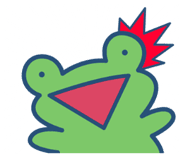 Hop Step Cute Frog sticker #1478835