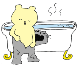 Cat bear sticker #1479242