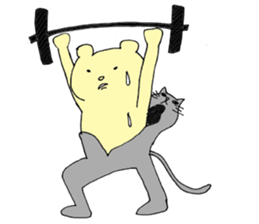 Cat bear sticker #1479263