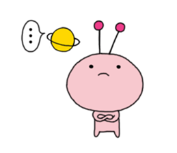 Funny Alien 2 sticker #1479731