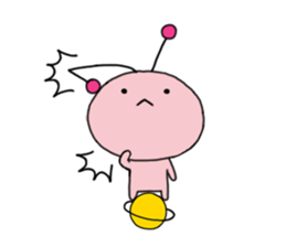 Funny Alien 2 sticker #1479733