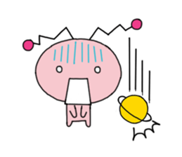 Funny Alien 2 sticker #1479735