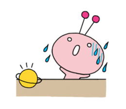 Funny Alien 2 sticker #1479742