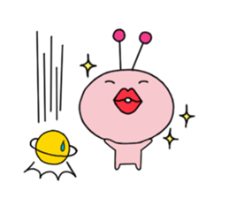 Funny Alien 2 sticker #1479753