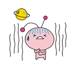 Funny Alien 2 sticker #1479757