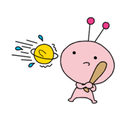 Funny Alien 2 sticker #1479758